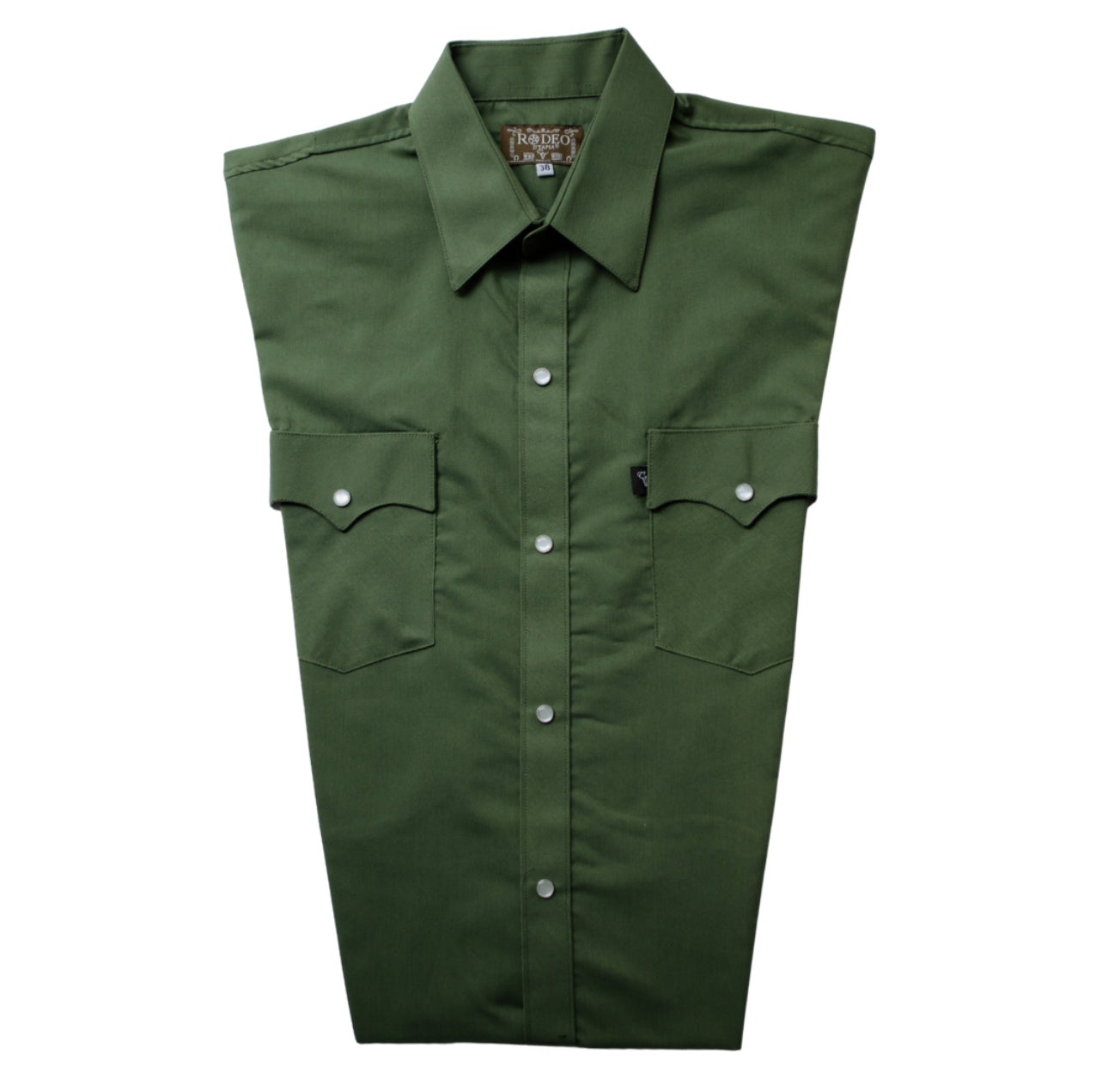 Camisa Lisa Verde Militar