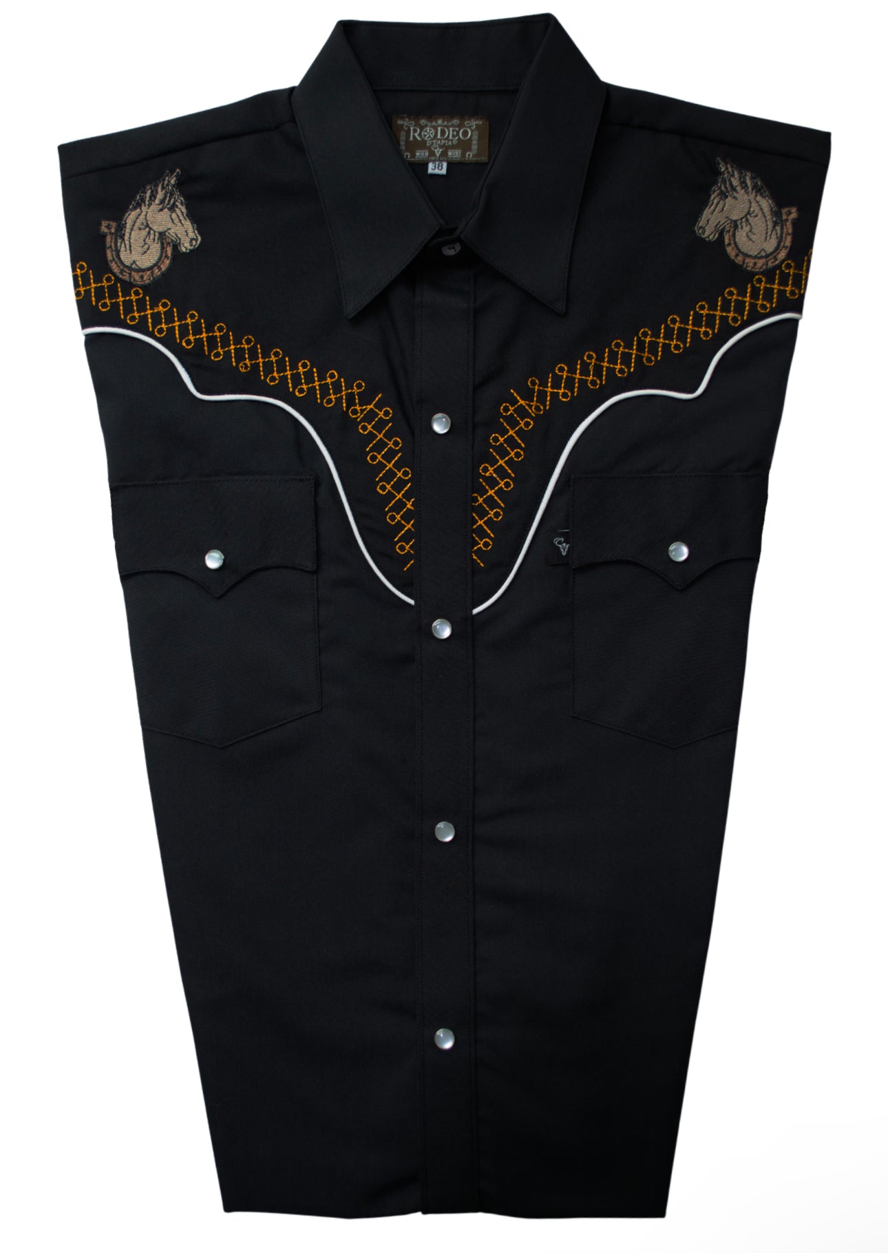 Camisa Texana Negro/Negro