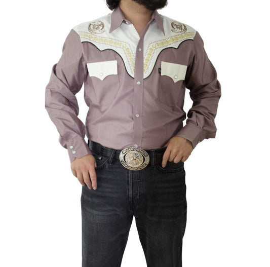 Camisa Texana Piñon/Beige